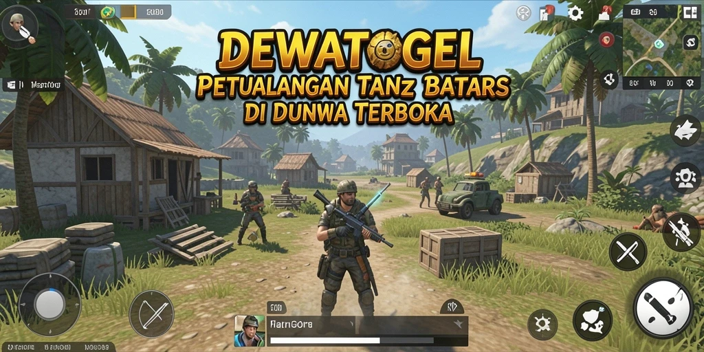 Gameplay DEWATOGEL menampilkan petualangan yang tanpa batas di dunia terbuka.