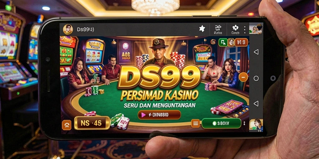 Tangkapan layar gameplay DS99 menampilkan keseruan di kasino virtual.