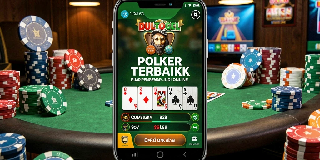 Tampilan menakjubkan dari gameplay Poker DULTOGEL.