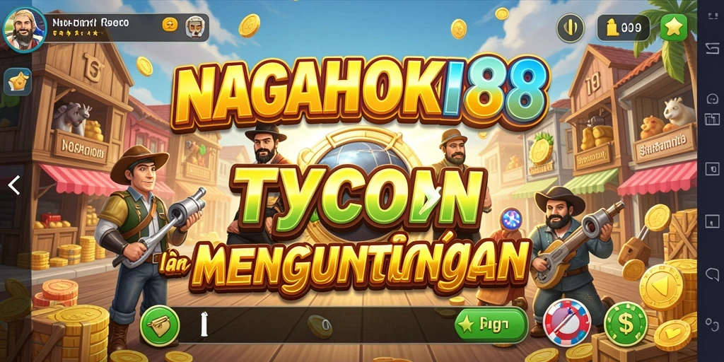 Tampilan gameplay NAGAHOKI88 yang seru dan menggugah semangat bisnis.