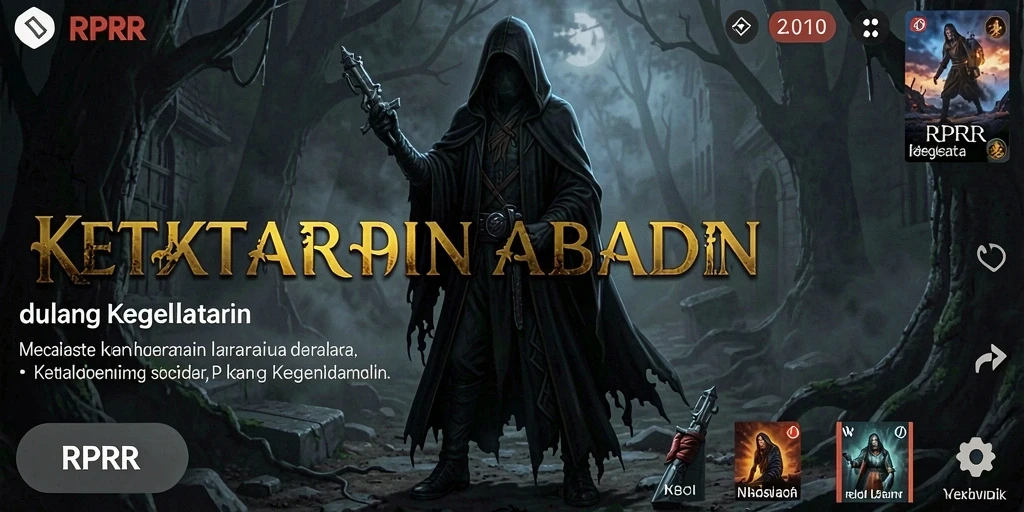 Tampilan gameplay RPRR yang mencekam dan menegangkan.