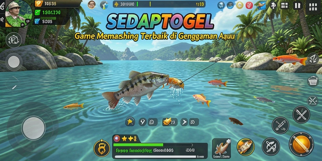 Gameplay seru memancing dengan grafik menawan