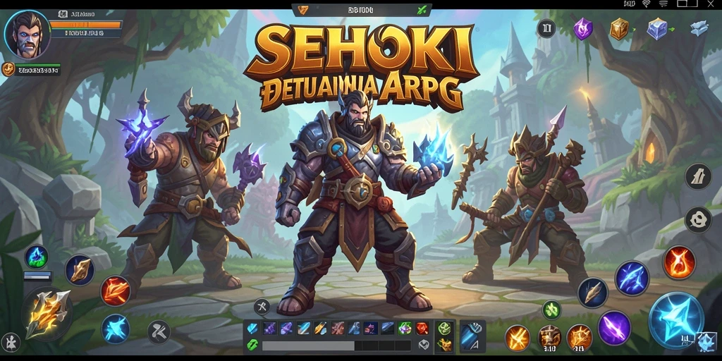 Tampilan menarik dari gameplay ARPG SEHOKI yang menampilkan pertempuran epik.