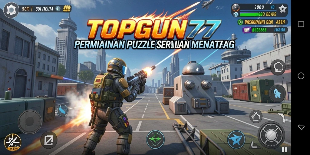 Screenshot gameplay TOPGUN77 yang menampilkan teka-teki menarik.
